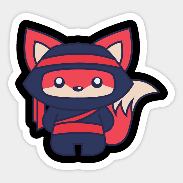 fox in cartoon costume cute style gift Sticker by Midoart